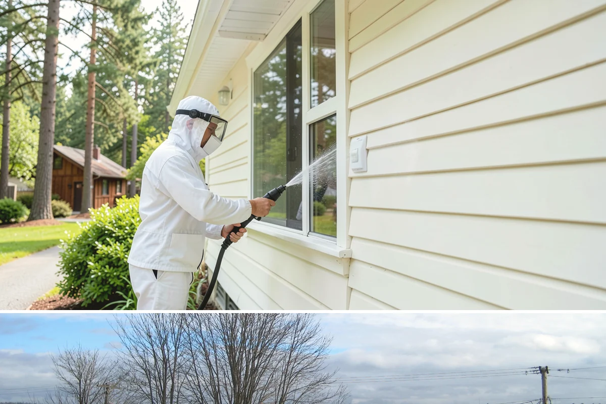Painted Siding Cleaning in Langley, Island County, WA - The drier late-spring-to-fall window lets the paint dry cleanly and keeps future mildew slower to form.