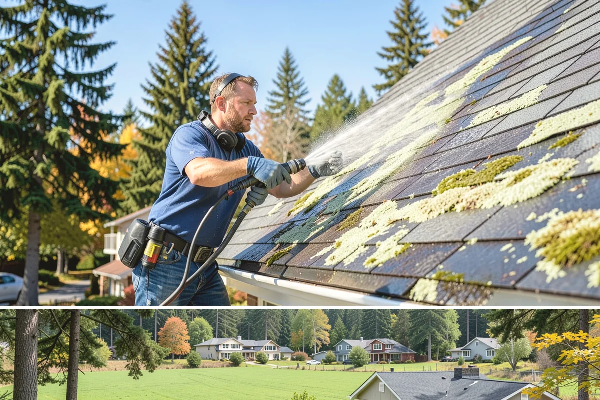Painted Siding Cleaning in Lyman, Skagit County, WA - The drier late-spring-to-fall window lets the paint dry cleanly and keeps future mildew slower to form.