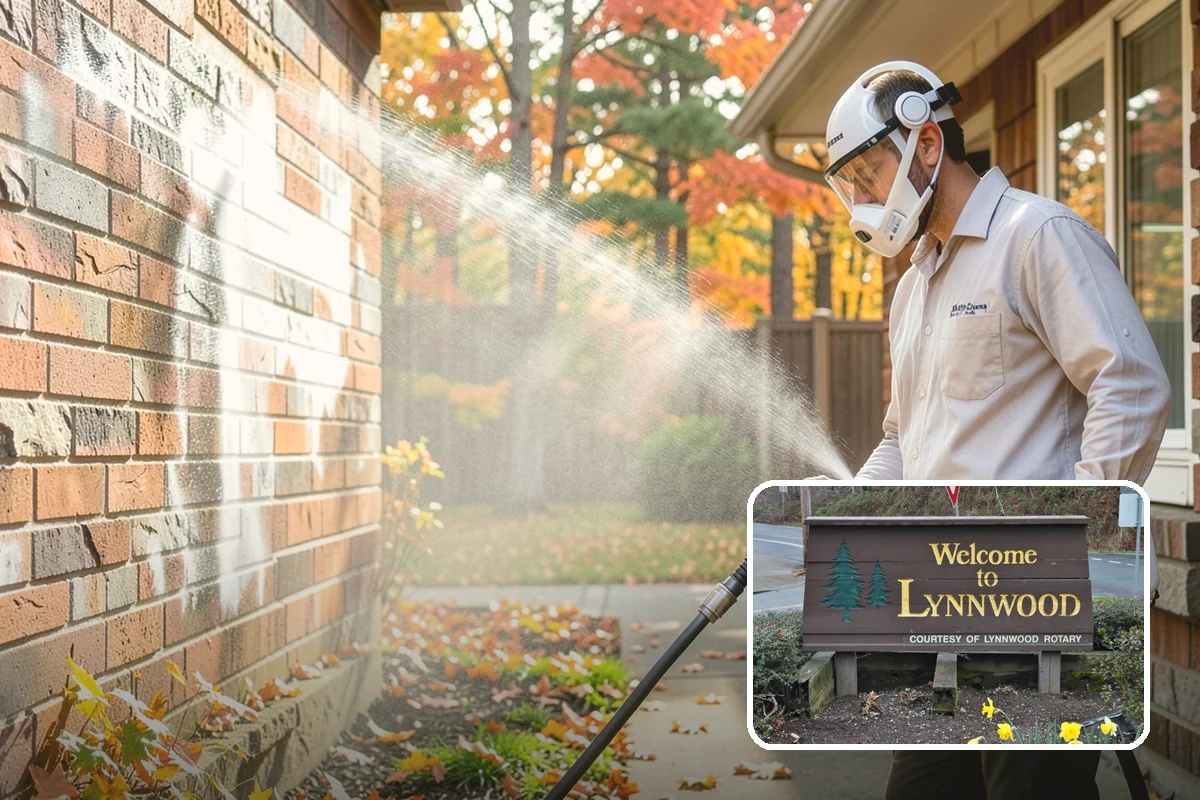 Painted Siding Cleaning in Lynnwood, Snohomish County, WA - Preserves the paint film while cleaning