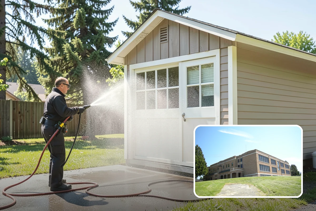 Painted Siding Cleaning in Maple Valley, King County, WA - Preserves the paint film while cleaning
