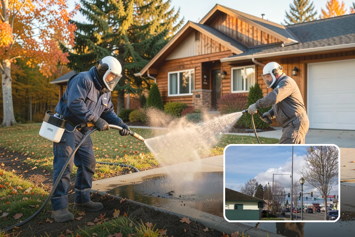 Painted Siding Cleaning in Marysville, Snohomish County, WA - Preserves the paint film while cleaning
