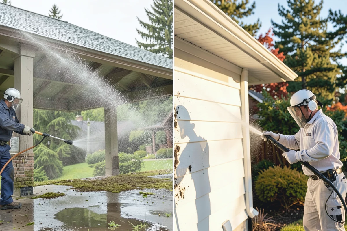Painted Siding Cleaning in Marysville, Snohomish County, WA - Test the paint's condition and note any peeling