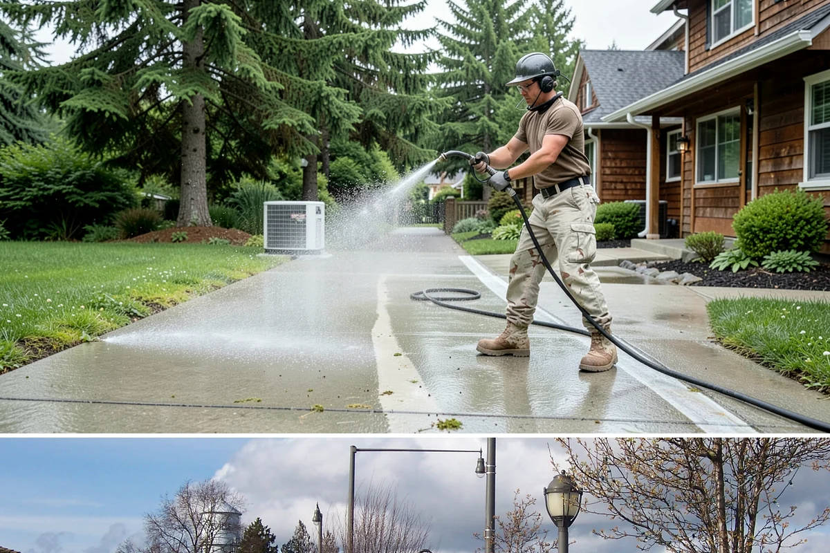 Painted Siding Cleaning in Marysville, Snohomish County, WA - The drier late-spring-to-fall window lets the paint dry cleanly and keeps future mildew slower to form.