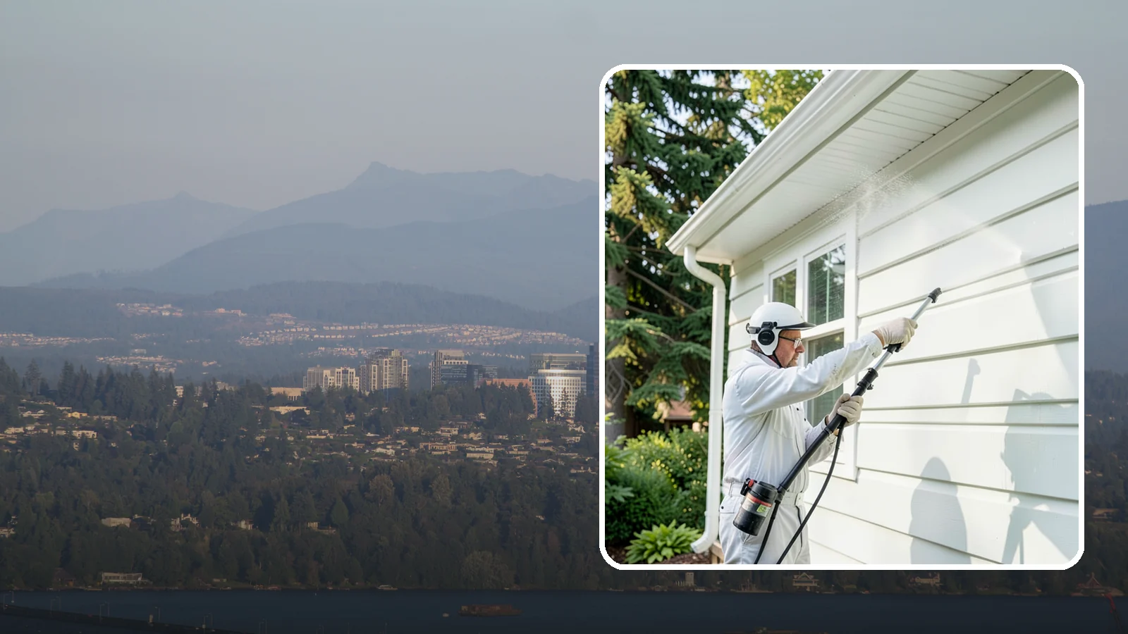 Painted Siding Cleaning in Medina, King County, WA - Painted siding cleaning lifts grime and mildew while preserving the paint film, so your color stays bright instead of stripped.