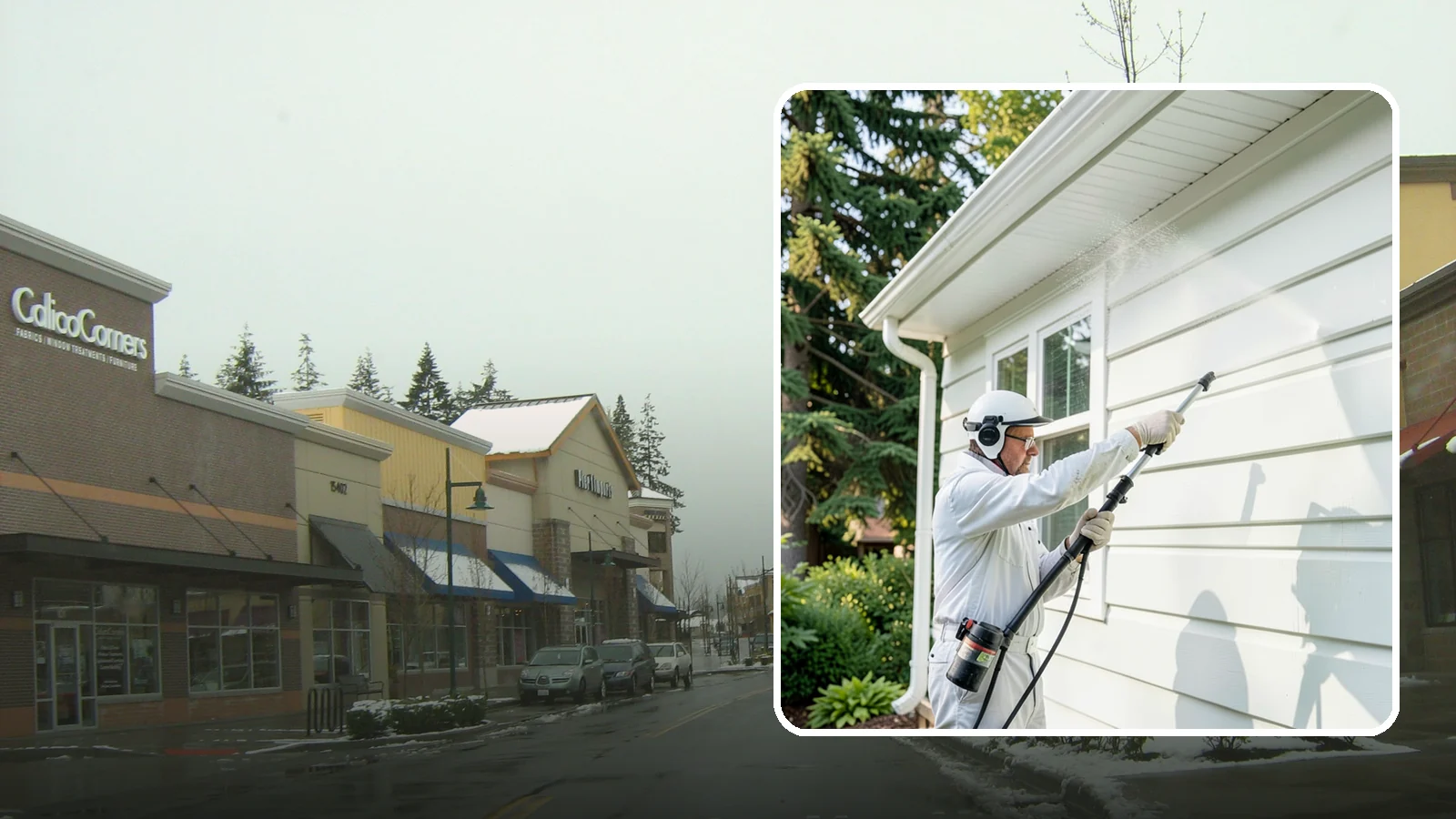 Painted Siding Cleaning in Mill Creek, Snohomish County, WA - Painted siding cleaning lifts grime and mildew while preserving the paint film, so your color stays bright instead of stripped.