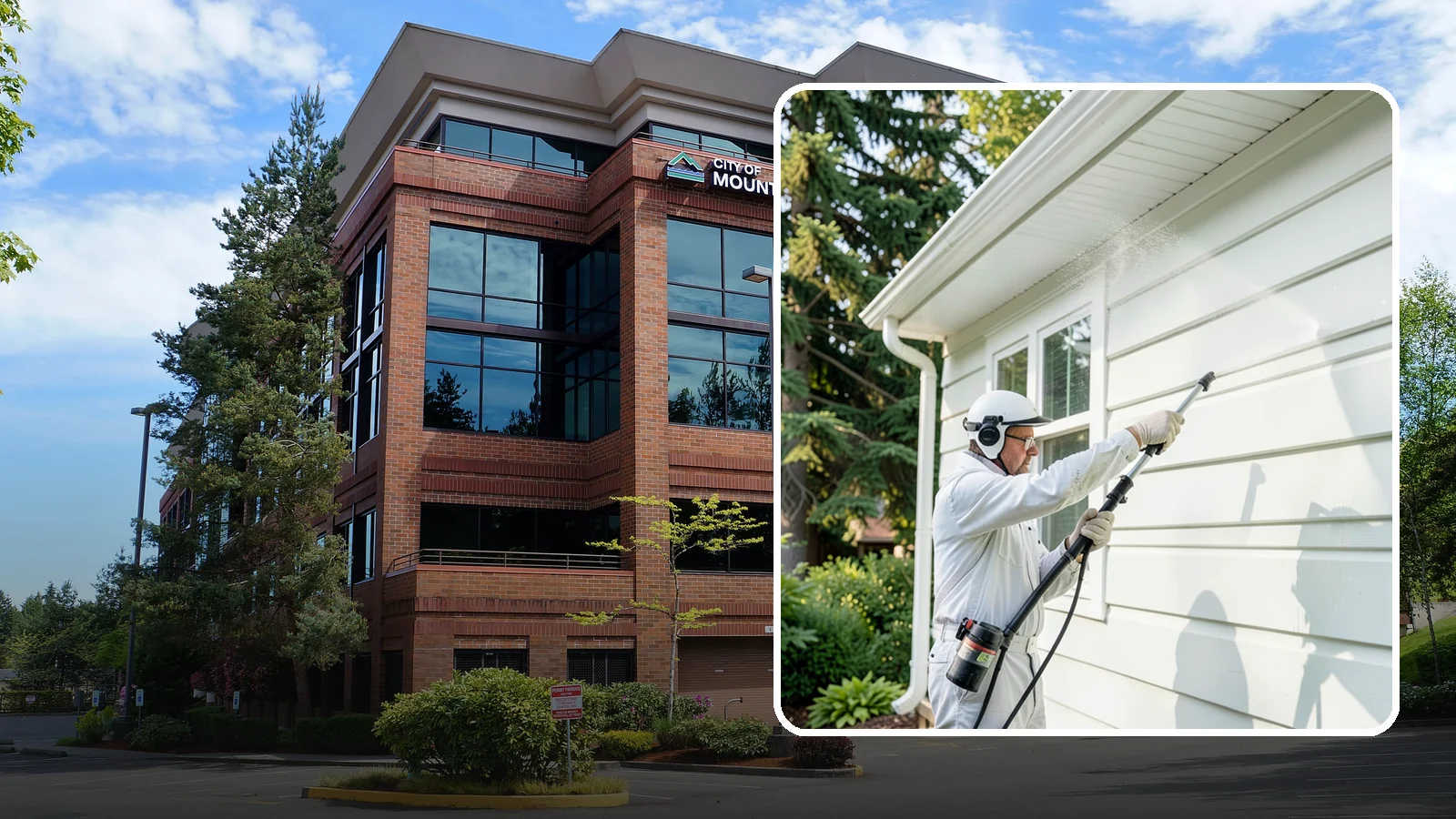 Painted Siding Cleaning in Mountlake Terrace, Snohomish County, WA - Painted siding cleaning lifts grime and mildew while preserving the paint film, so your color stays bright instead of stripped.