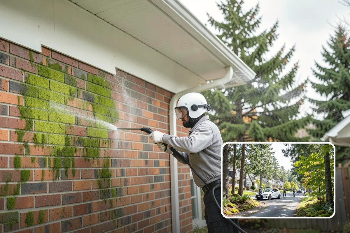 Painted Siding Cleaning in Normandy Park, King County, WA - Preserves the paint film while cleaning