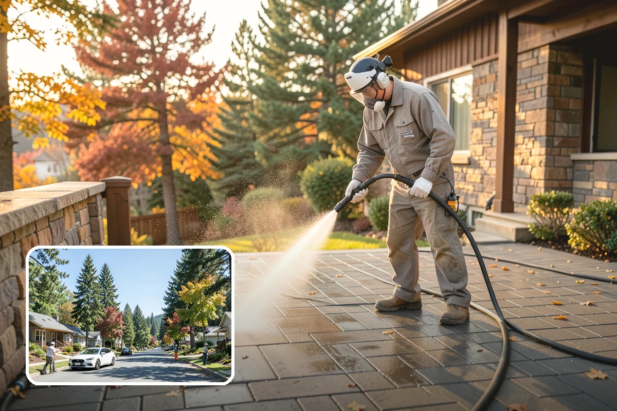 Painted Siding Cleaning in Orting, Pierce County, WA - Preserves the paint film while cleaning