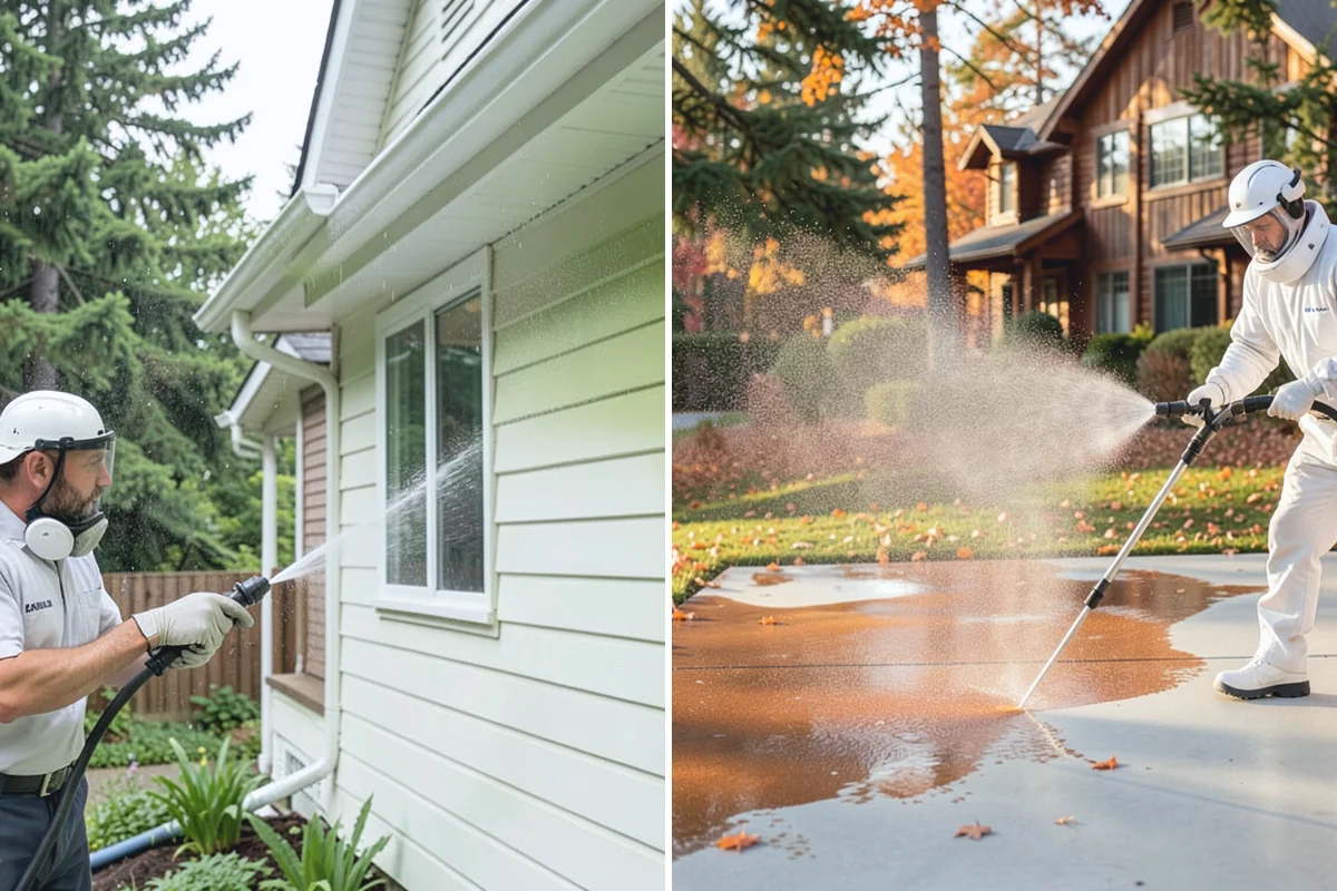 Painted Siding Cleaning in Redmond, King County, WA - Test the paint's condition and note any peeling