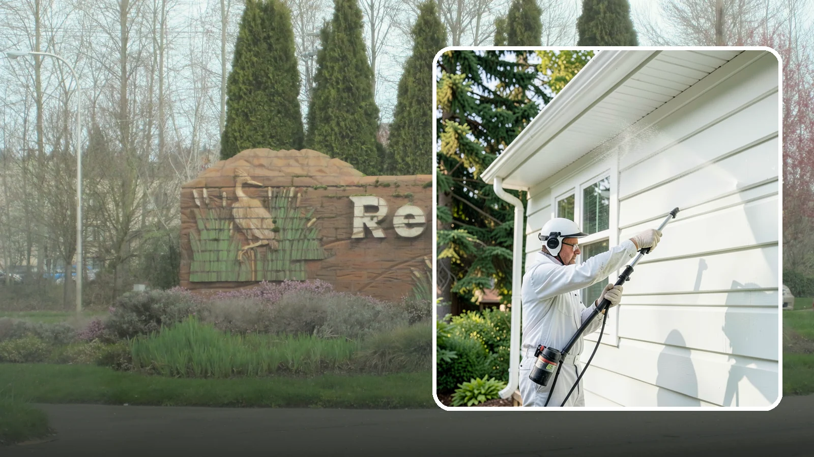 Painted Siding Cleaning in Renton, King County, WA - Painted siding cleaning lifts grime and mildew while preserving the paint film, so your color stays bright instead of stripped.