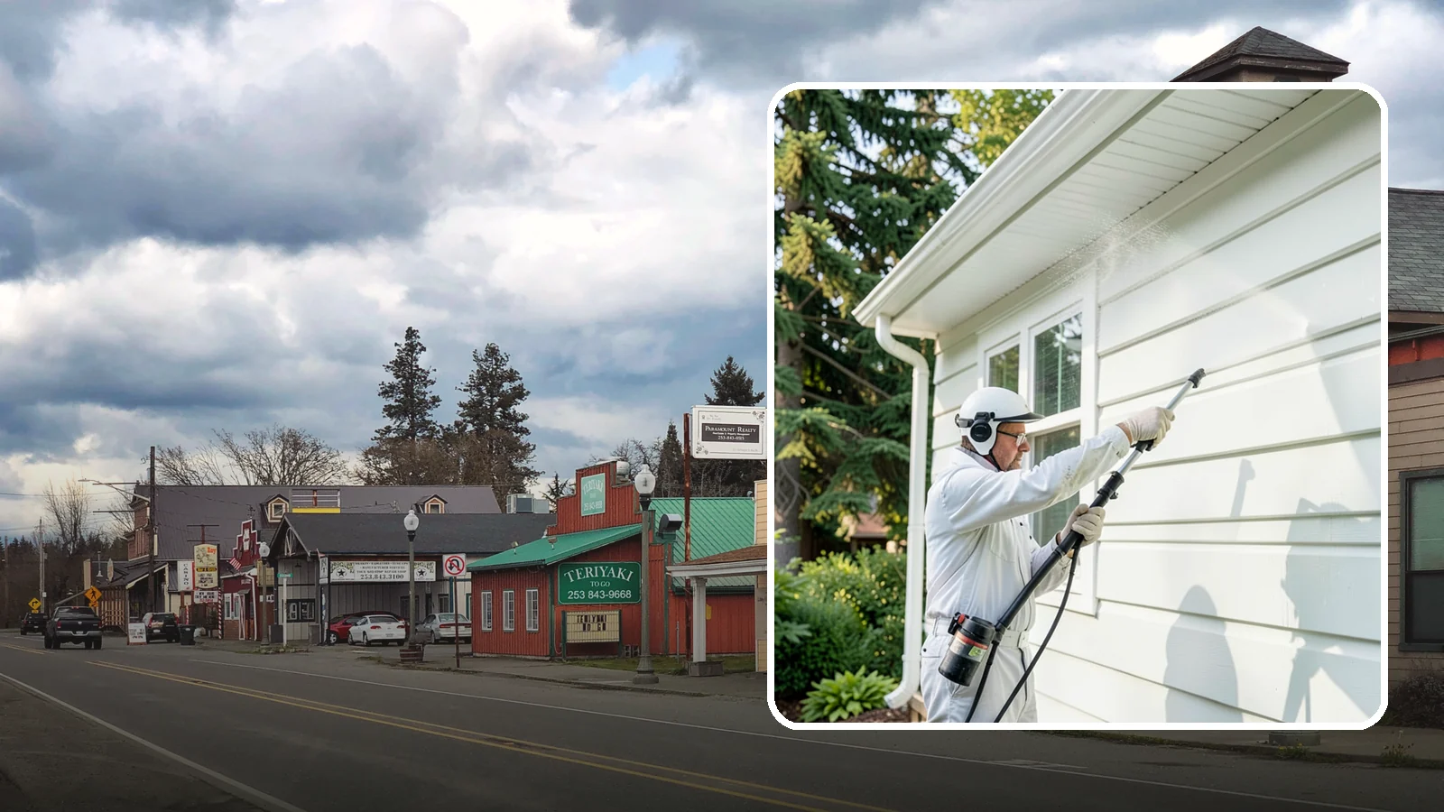 Painted Siding Cleaning in Roy, Pierce County, WA - Painted siding cleaning lifts grime and mildew while preserving the paint film, so your color stays bright instead of stripped.