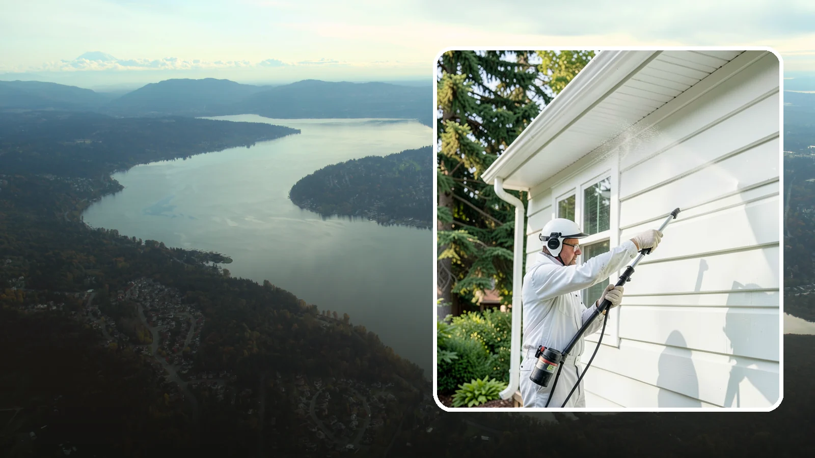 Painted Siding Cleaning in Sammamish, King County, WA - Painted siding cleaning lifts grime and mildew while preserving the paint film, so your color stays bright instead of stripped.