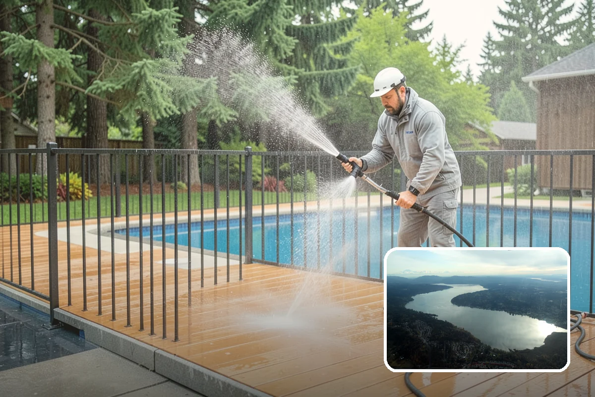 Painted Siding Cleaning in Sammamish, King County, WA - Preserves the paint film while cleaning