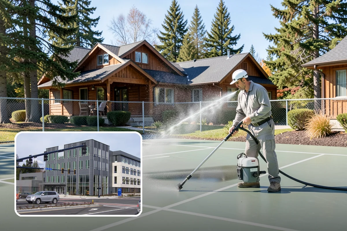 Painted Siding Cleaning in Shoreline, King County, WA - Preserves the paint film while cleaning