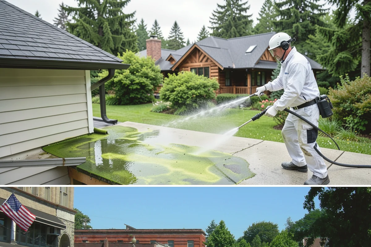 Painted Siding Cleaning in Snohomish, Snohomish County, WA - The drier late-spring-to-fall window lets the paint dry cleanly and keeps future mildew slower to form.