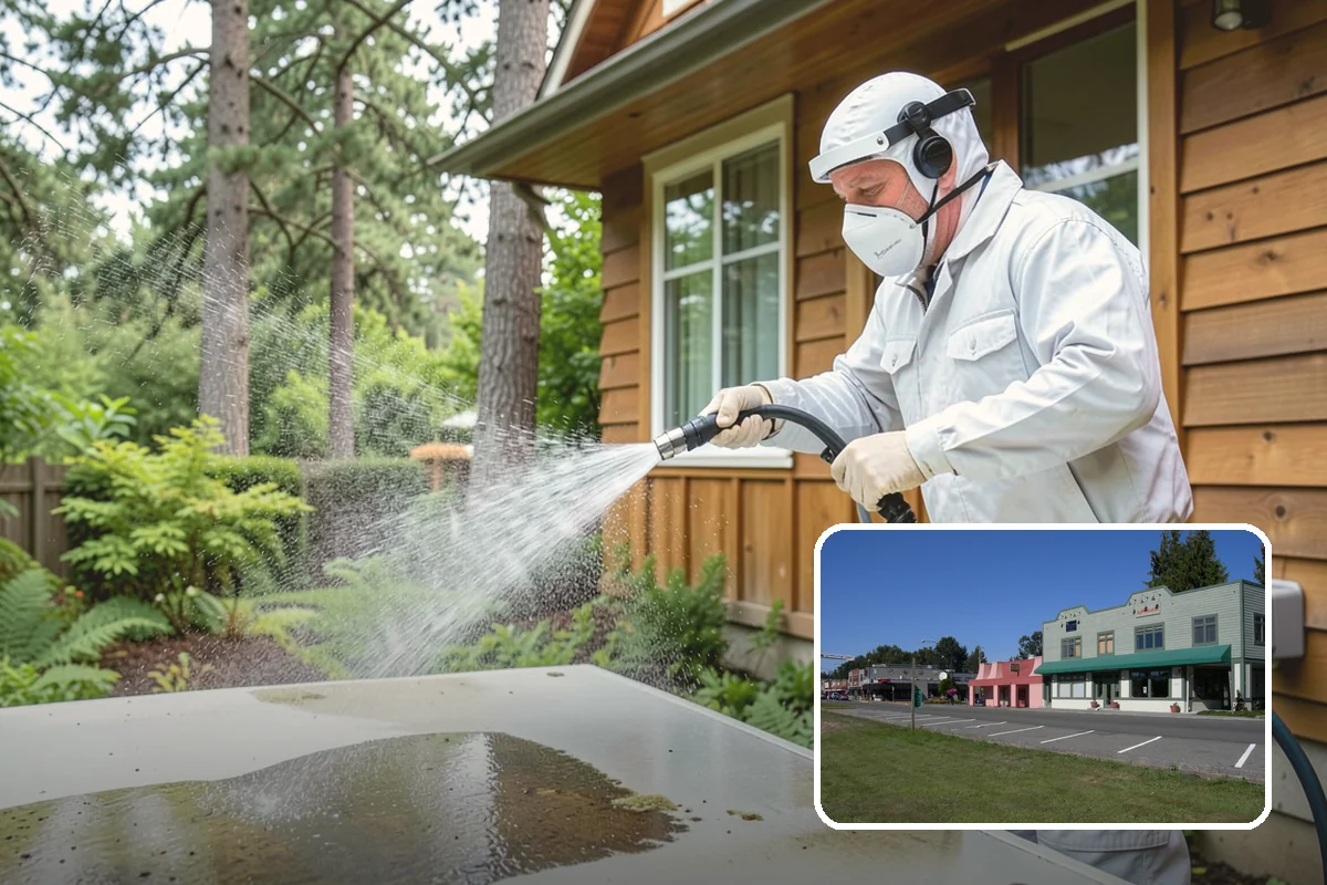 Painted Siding Cleaning in Snoqualmie, King County, WA - Preserves the paint film while cleaning