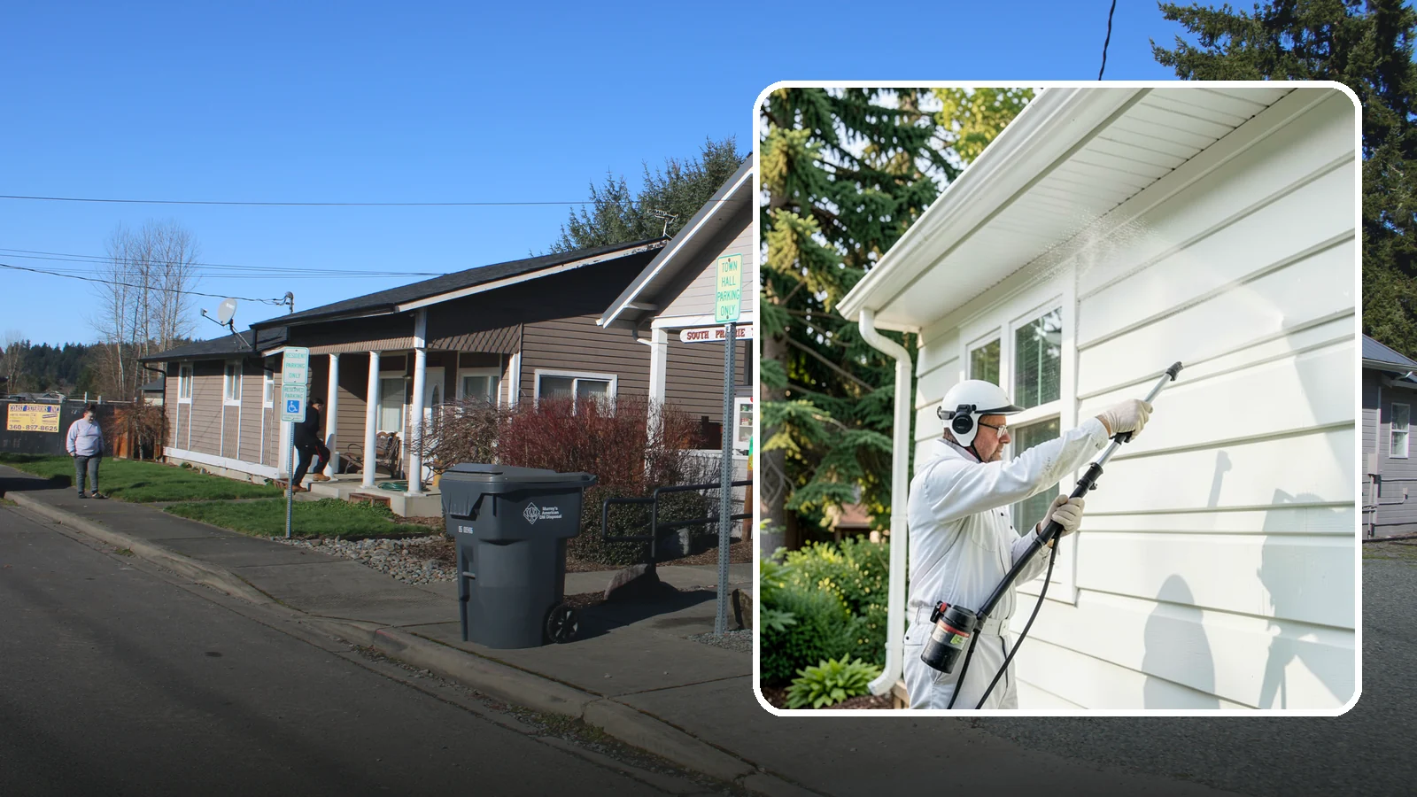 Painted Siding Cleaning in South Prairie, Pierce County, WA - Painted siding cleaning lifts grime and mildew while preserving the paint film, so your color stays bright instead of stripped.
