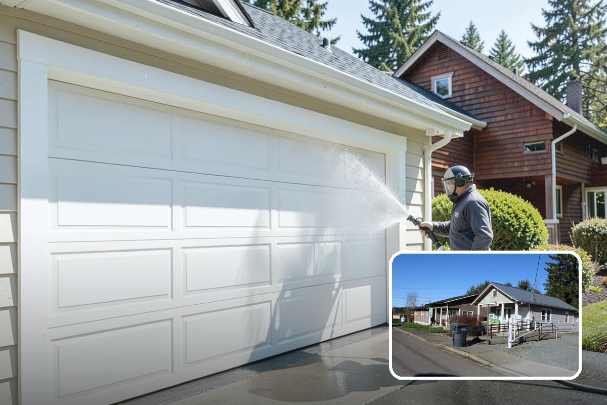 Painted Siding Cleaning in South Prairie, Pierce County, WA - Preserves the paint film while cleaning