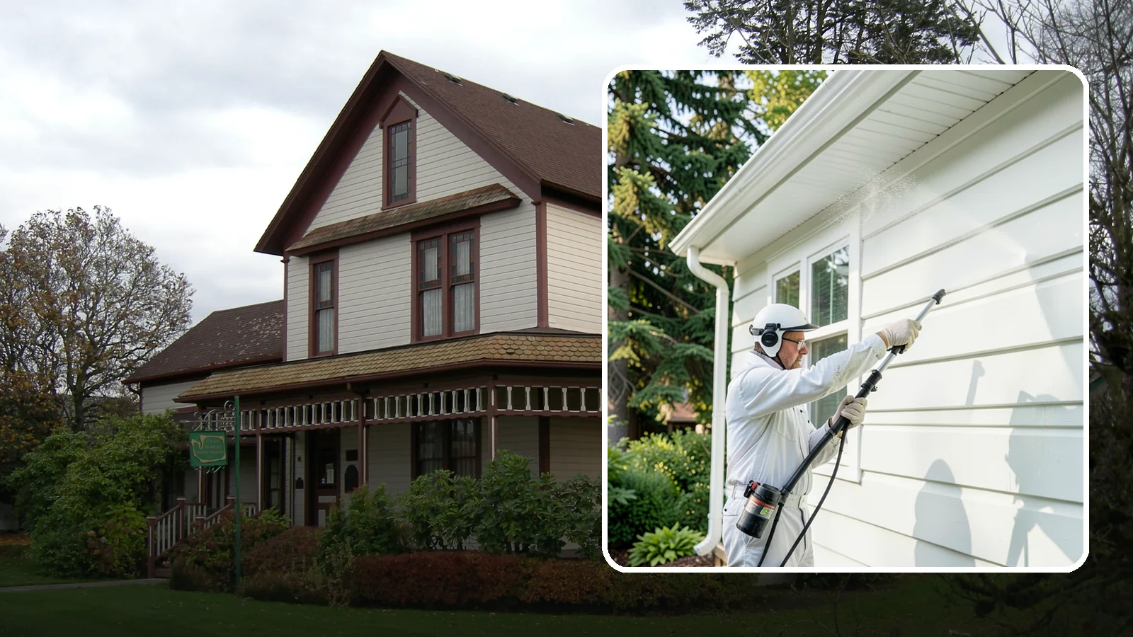 Painted Siding Cleaning in Sumner, Pierce County, WA - Painted siding cleaning lifts grime and mildew while preserving the paint film, so your color stays bright instead of stripped.