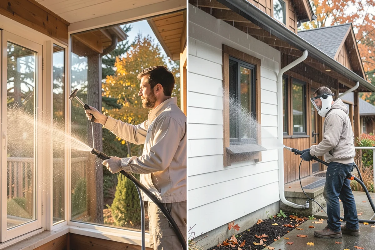 Painted Siding Cleaning in Tacoma, Pierce County, WA - Test the paint's condition and note any peeling