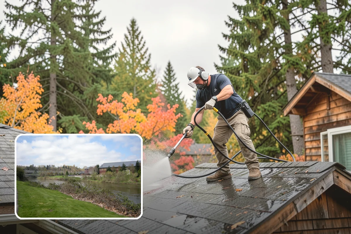 Painted Siding Cleaning in Tukwila, King County, WA - Preserves the paint film while cleaning