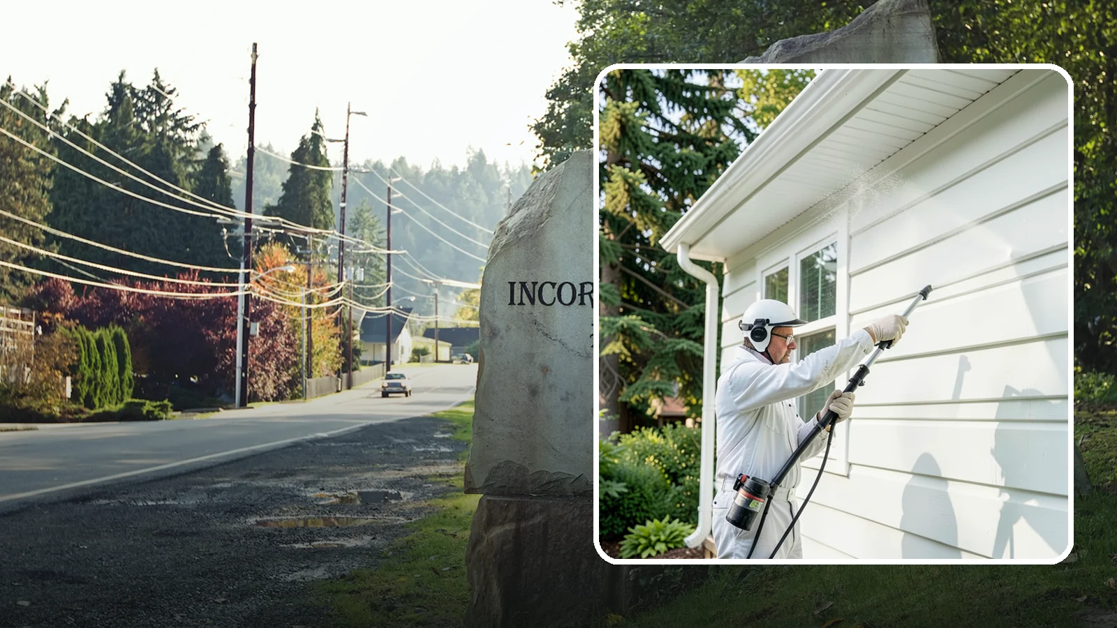 Painted Siding Cleaning in Wilkeson, Pierce County, WA - Painted siding cleaning lifts grime and mildew while preserving the paint film, so your color stays bright instead of stripped.