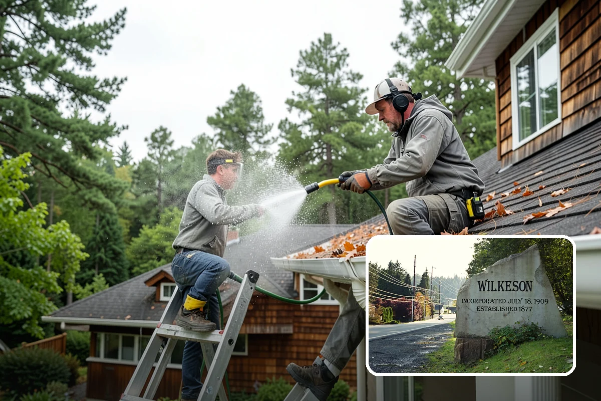 Painted Siding Cleaning in Wilkeson, Pierce County, WA - Preserves the paint film while cleaning