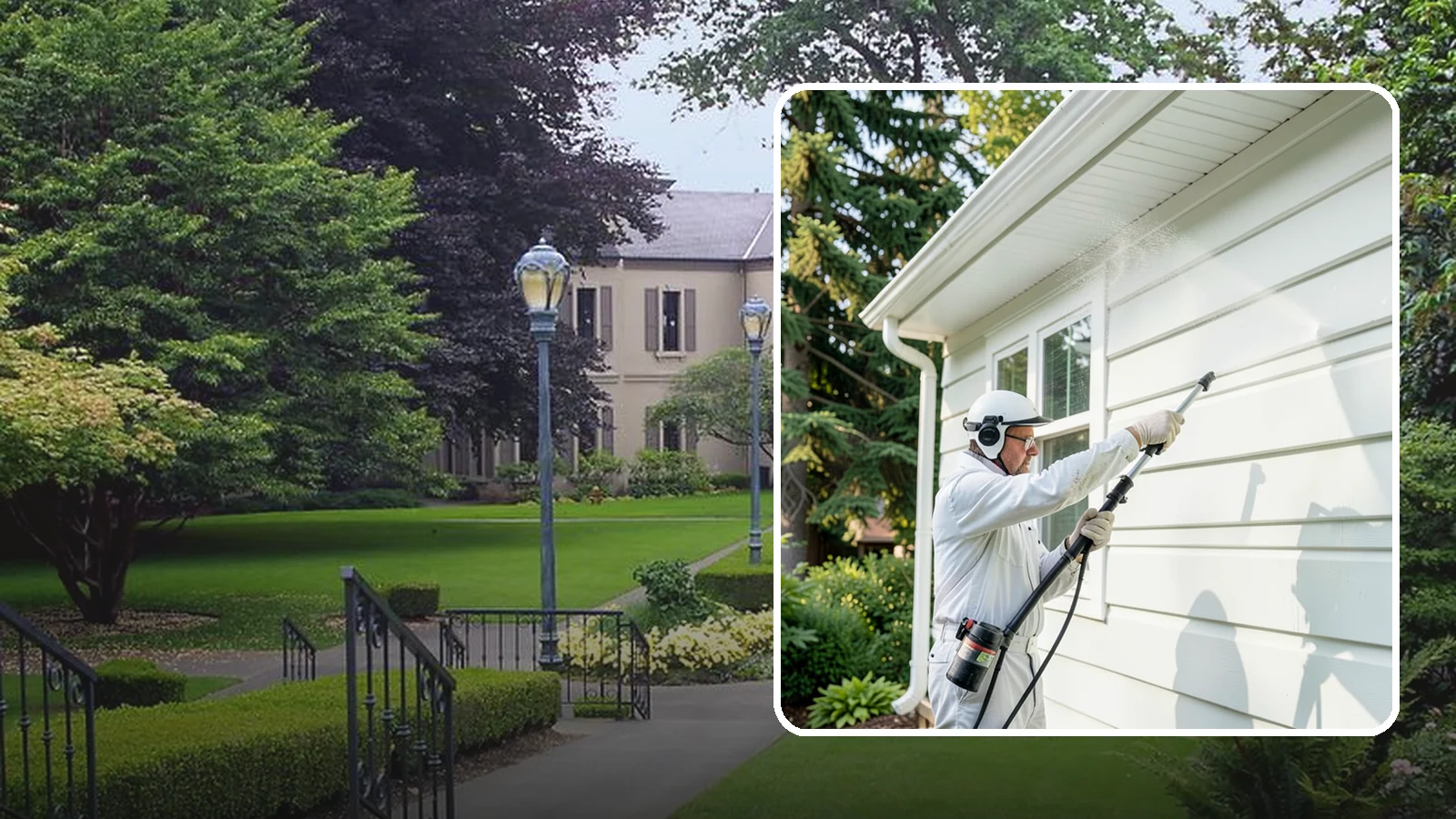 Painted Siding Cleaning in Woodinville, King County, WA - Painted siding cleaning lifts grime and mildew while preserving the paint film, so your color stays bright instead of stripped.