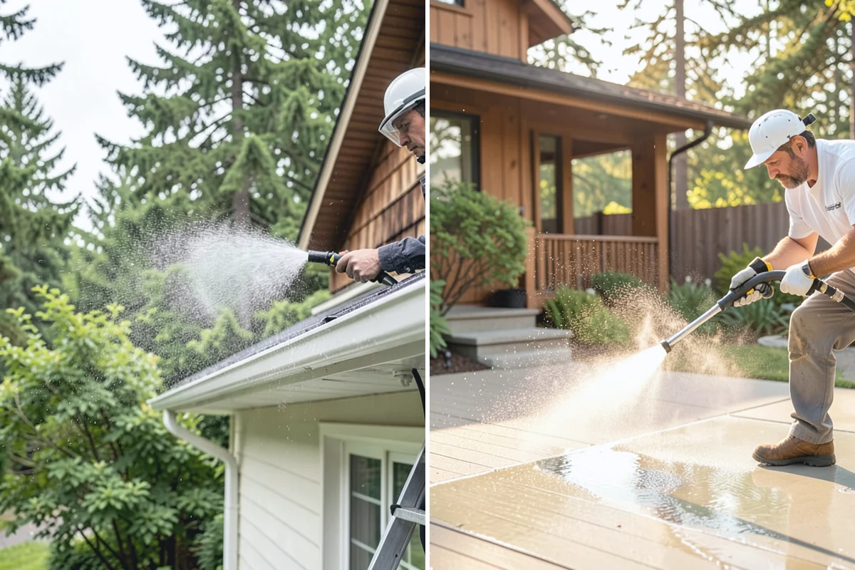 Painted Siding Cleaning in Woodinville, King County, WA - Test the paint's condition and note any peeling