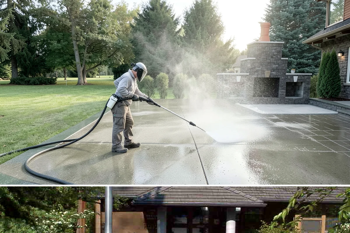 Painted Siding Cleaning in Yarrow Point, King County, WA - The drier late-spring-to-fall window lets the paint dry cleanly and keeps future mildew slower to form.