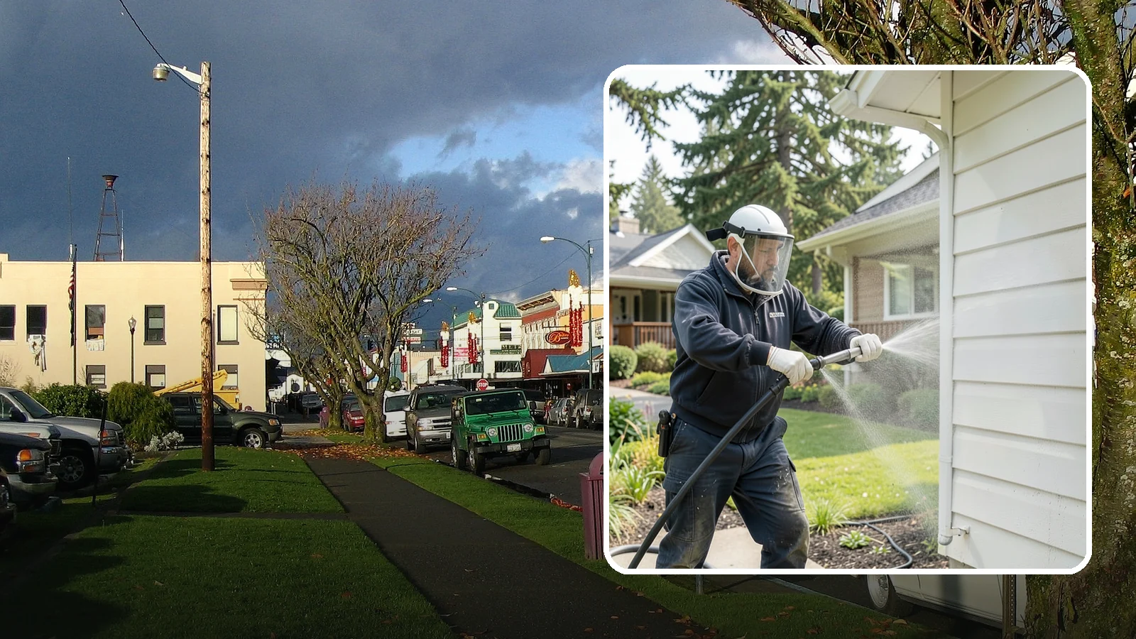 Painted Surface Cleaning in Arlington, Snohomish County, WA - Low-pressure cleaning of painted siding, trim, and surfaces that lifts grime and mildew without harming the finish.