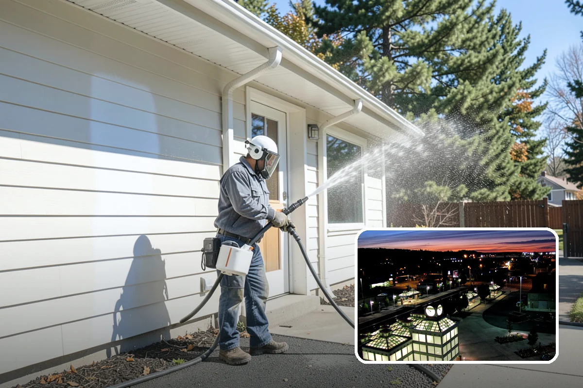 Painted Surface Cleaning in Auburn, King County, WA - Removes mildew and grime from painted surfaces