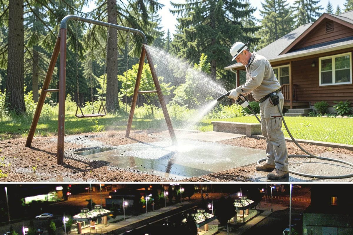 Painted Surface Cleaning in Auburn, King County, WA - Clean painted surfaces in late spring so mildew and winter grime are cleared before the drier months.