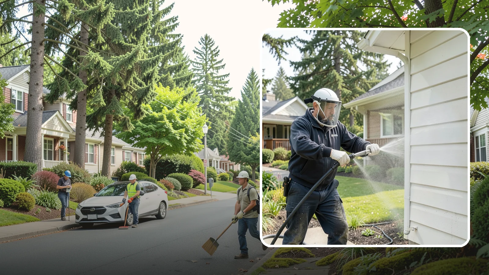 Painted Surface Cleaning in Beaux Arts Village, King County, WA - Low-pressure cleaning of painted siding, trim, and surfaces that lifts grime and mildew without harming the finish.