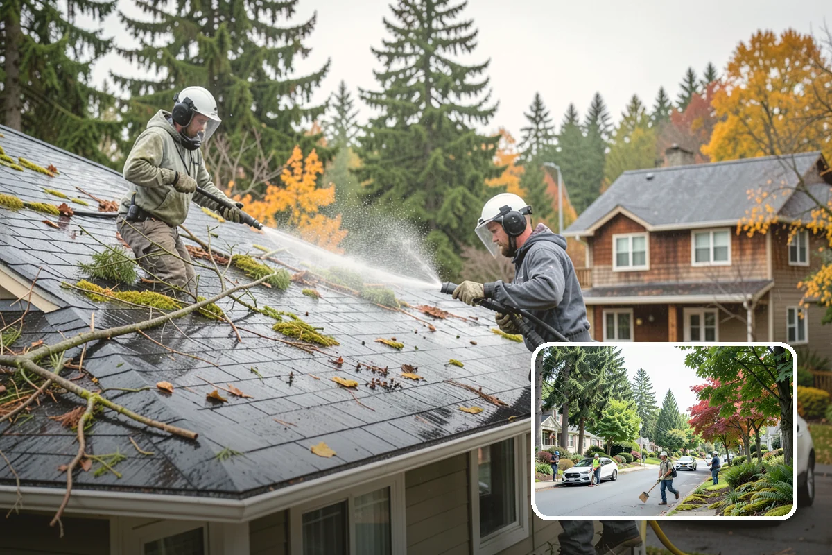 Painted Surface Cleaning in Beaux Arts Village, King County, WA - Removes mildew and grime from painted surfaces