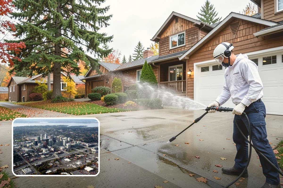 Painted Surface Cleaning in Bellevue, King County, WA - Removes mildew and grime from painted surfaces