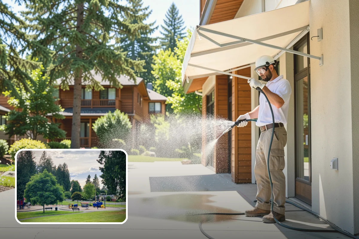 Painted Surface Cleaning in Bonney Lake, Pierce County, WA - Removes mildew and grime from painted surfaces