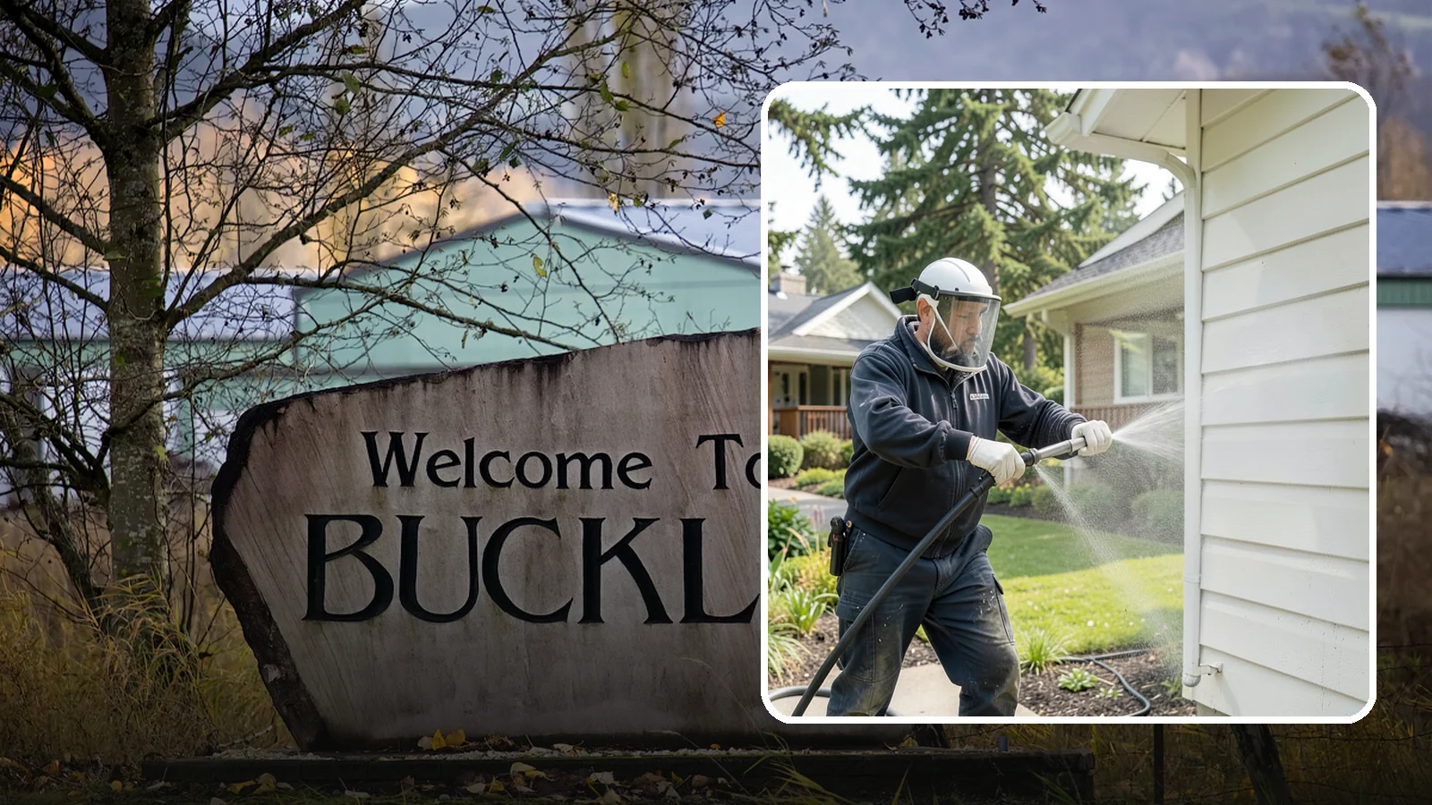 Painted Surface Cleaning in Buckley, Pierce County, WA - Low-pressure cleaning of painted siding, trim, and surfaces that lifts grime and mildew without harming the finish.