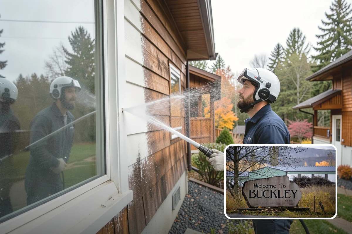 Painted Surface Cleaning in Buckley, Pierce County, WA - Removes mildew and grime from painted surfaces