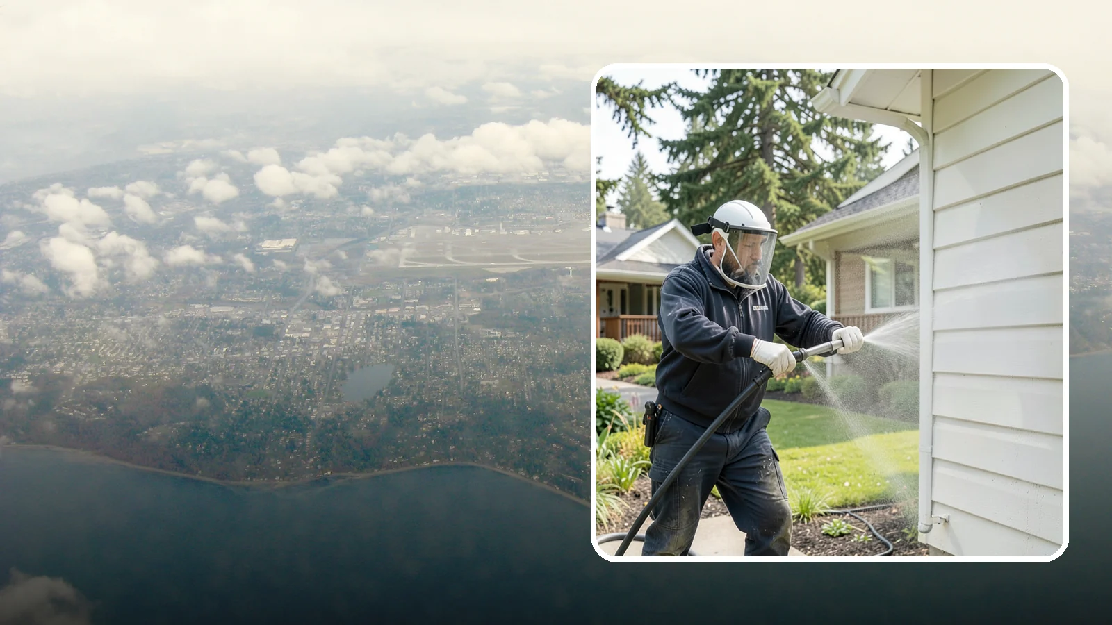 Painted Surface Cleaning in Burien, King County, WA - Low-pressure cleaning of painted siding, trim, and surfaces that lifts grime and mildew without harming the finish.