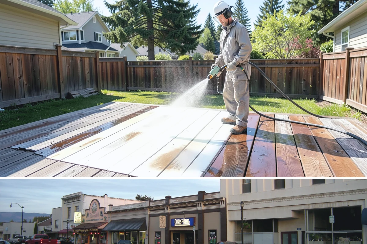 Painted Surface Cleaning in Burlington, Skagit County, WA - Clean painted surfaces in late spring so mildew and winter grime are cleared before the drier months.