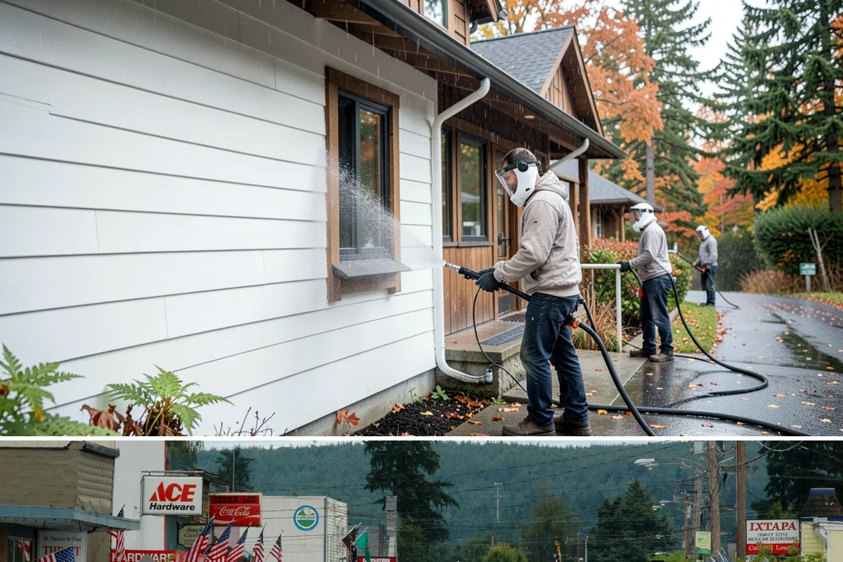 Painted Surface Cleaning in Carnation, King County, WA - Clean painted surfaces in late spring so mildew and winter grime are cleared before the drier months.