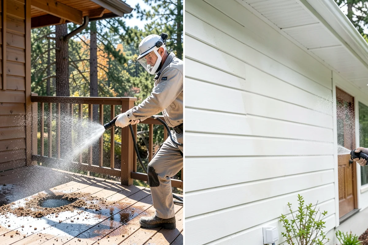 Painted Surface Cleaning in Concrete, Skagit County, WA - Inspect the painted surfaces and their condition