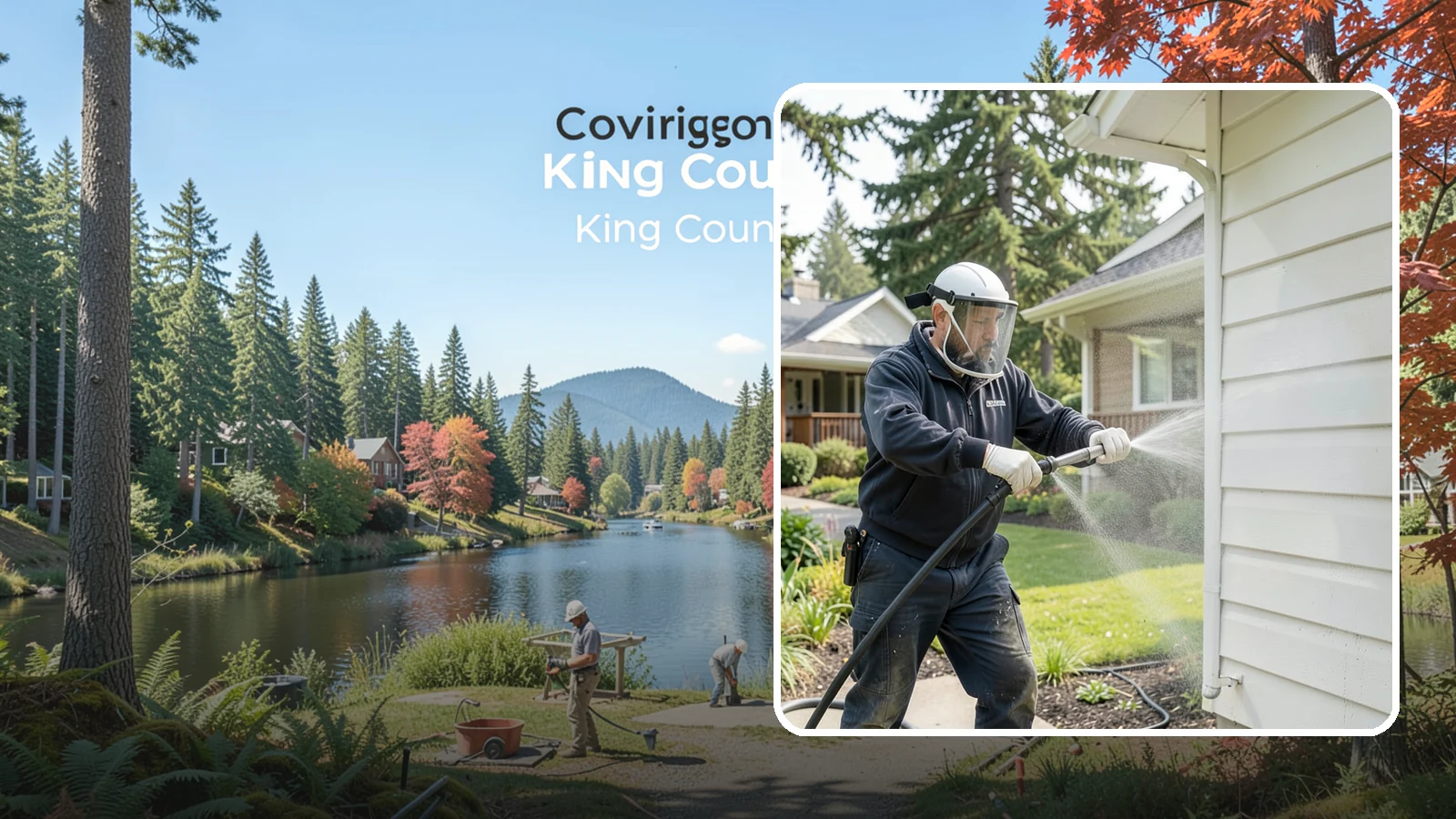 Painted Surface Cleaning in Covington, King County, WA - Low-pressure cleaning of painted siding, trim, and surfaces that lifts grime and mildew without harming the finish.