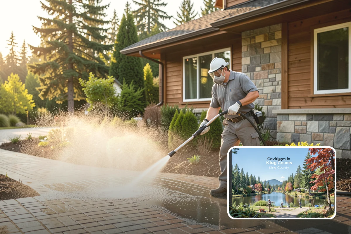 Painted Surface Cleaning in Covington, King County, WA - Removes mildew and grime from painted surfaces