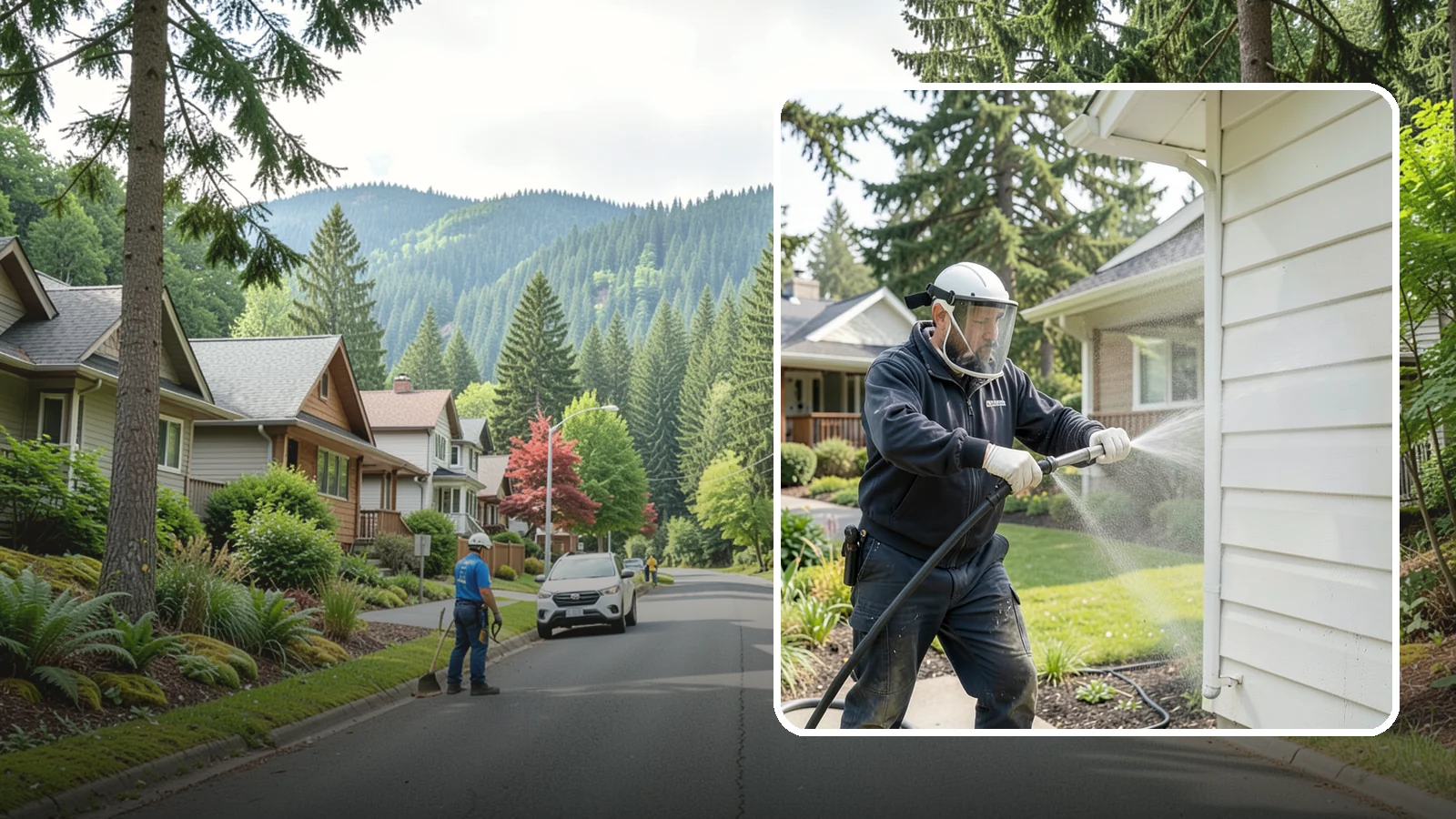 Painted Surface Cleaning in Darrington, Snohomish County, WA - Low-pressure cleaning of painted siding, trim, and surfaces that lifts grime and mildew without harming the finish.
