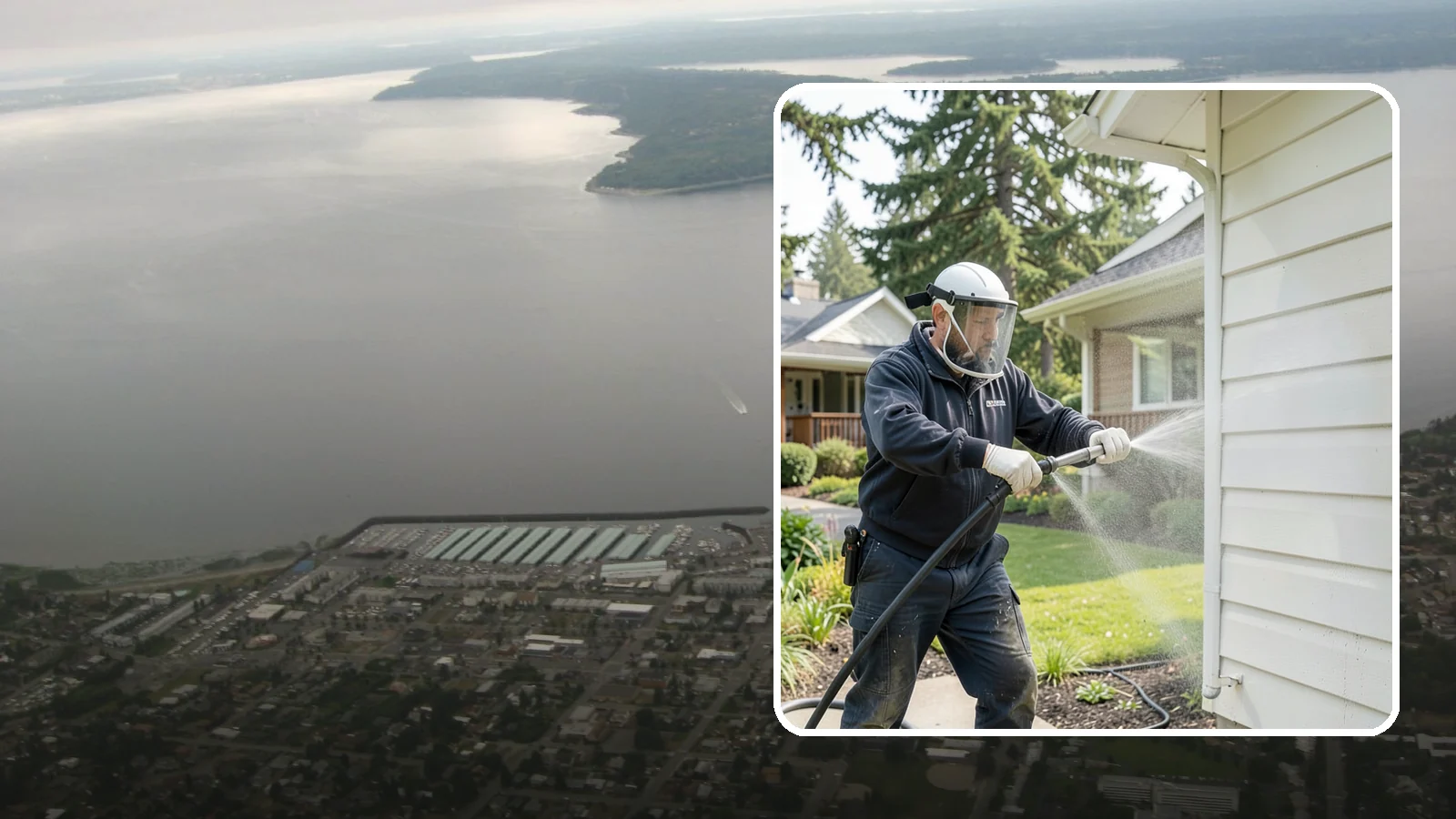 Painted Surface Cleaning in Des Moines, King County, WA - Low-pressure cleaning of painted siding, trim, and surfaces that lifts grime and mildew without harming the finish.