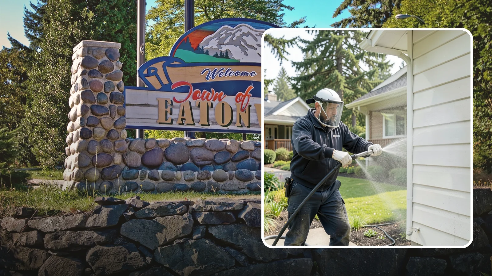Painted Surface Cleaning in Eatonville, Pierce County, WA - Low-pressure cleaning of painted siding, trim, and surfaces that lifts grime and mildew without harming the finish.