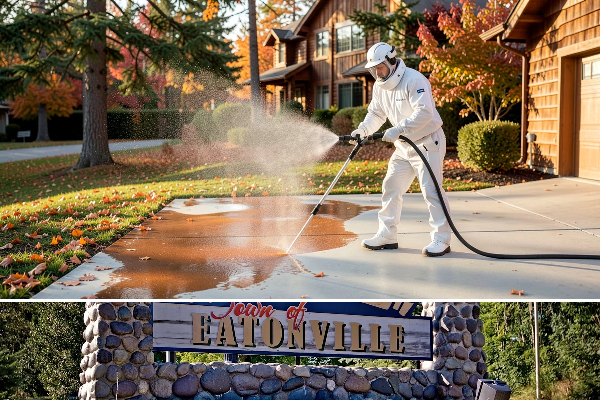 Painted Surface Cleaning in Eatonville, Pierce County, WA - Clean painted surfaces in late spring so mildew and winter grime are cleared before the drier months.