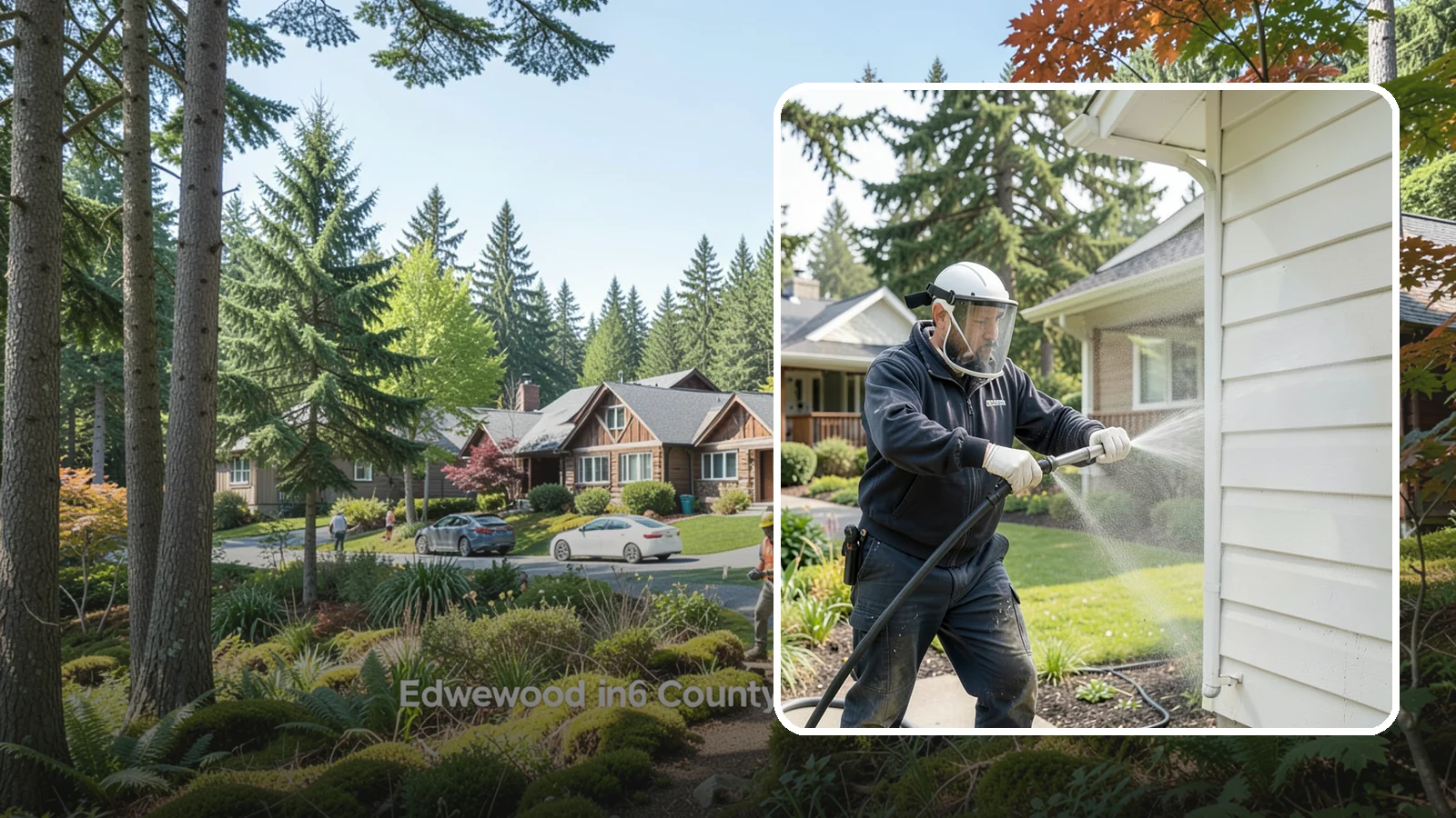 Painted Surface Cleaning in Edgewood, Pierce County, WA - Low-pressure cleaning of painted siding, trim, and surfaces that lifts grime and mildew without harming the finish.